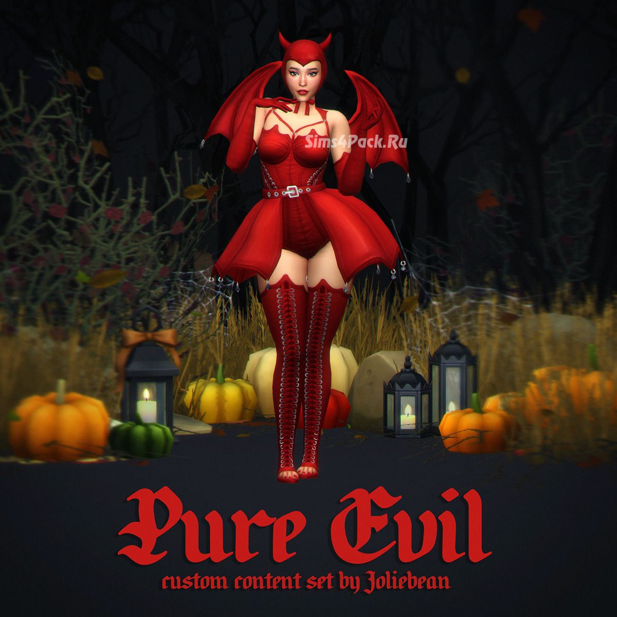 Костюм дьяволицы "Pure Evil"
