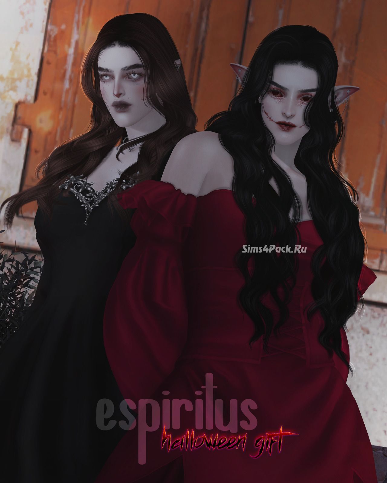 Линзы, косметика и шрамы "halloween gift 2023"