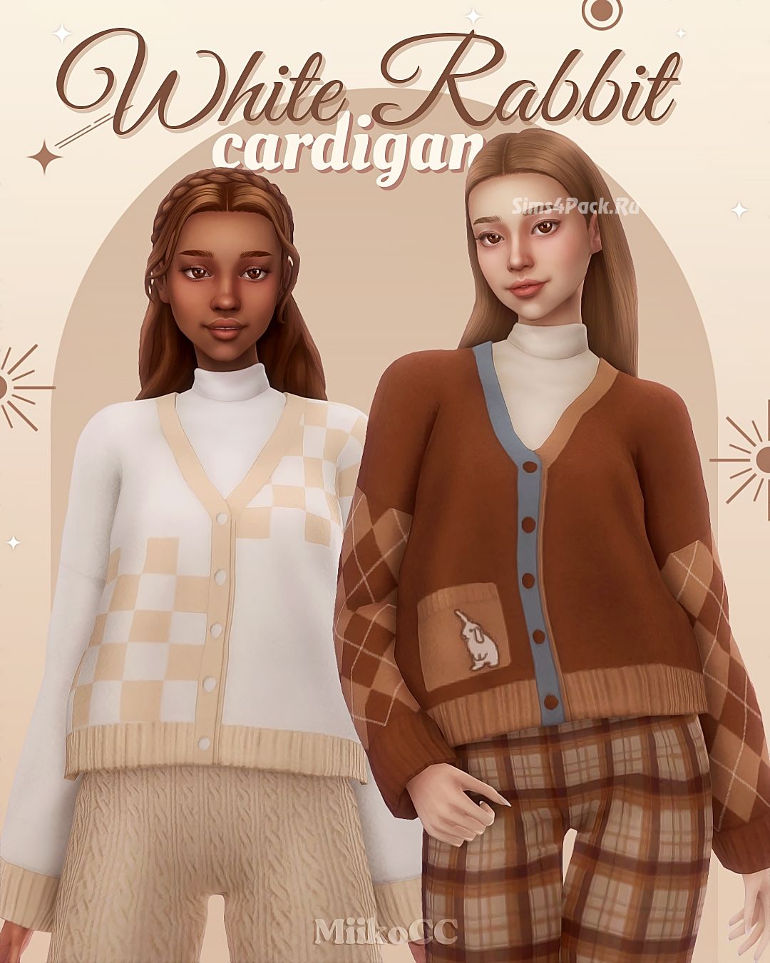 Кардиган с водолазкой "White Rabbit cardigan"