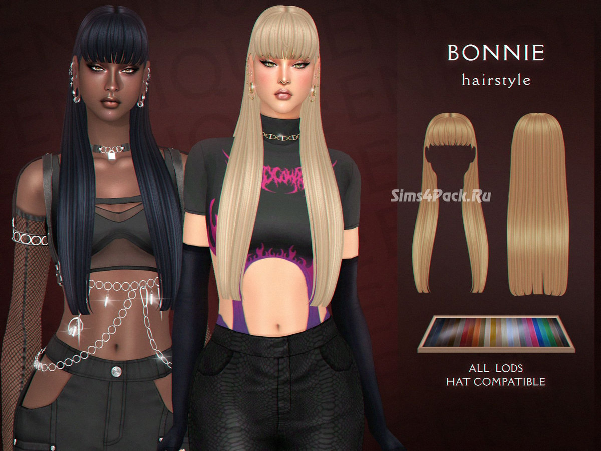 Женская прическа "Bonnie Hairstyle"