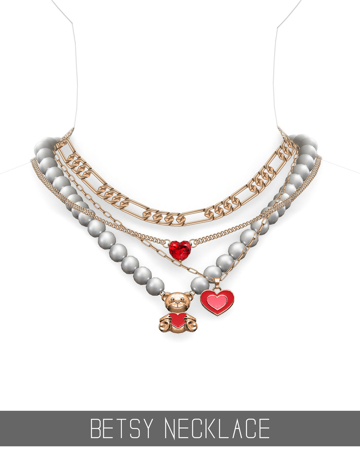 Набор аксессуаров для шеи "BETSY NECKLACE"