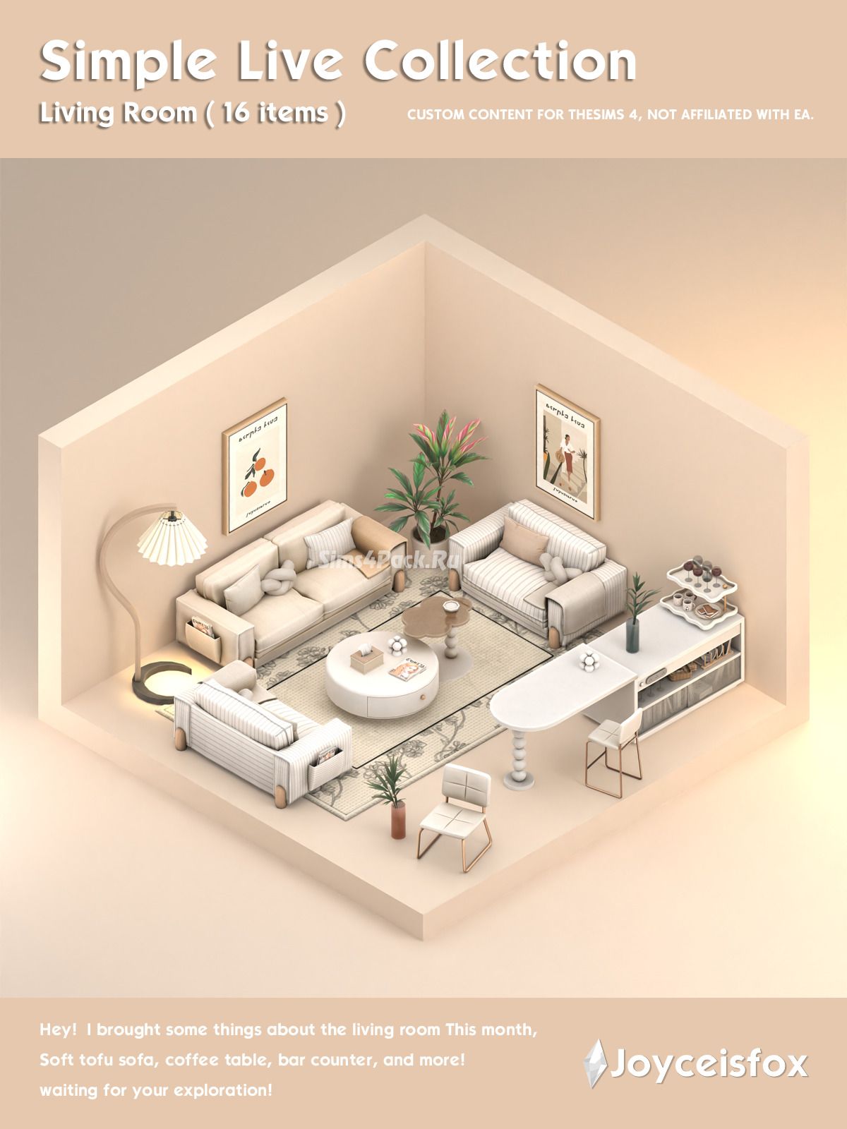 Гостиная комната "8 Simple Live Collection - Living Room"