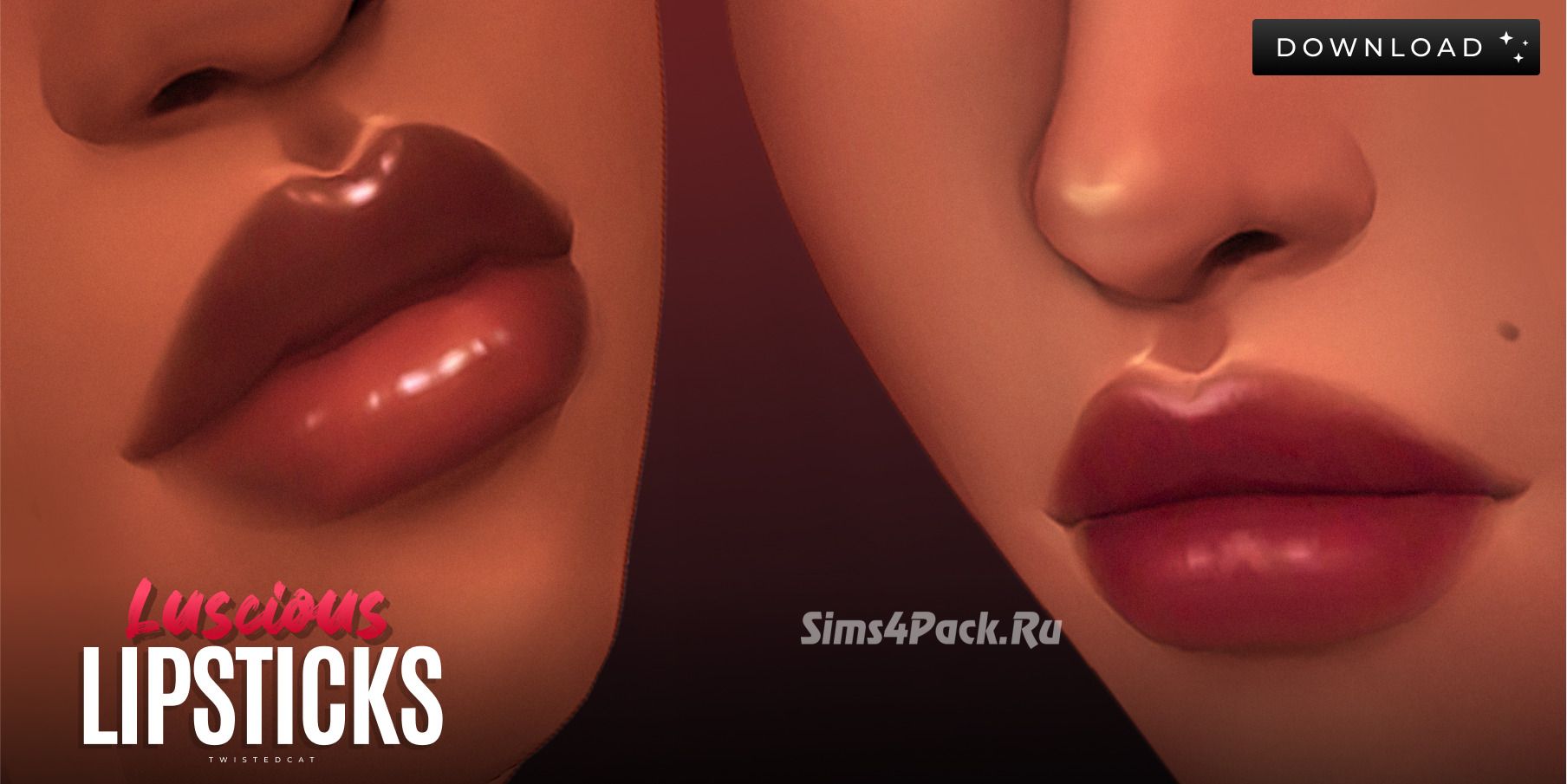 Блеск и помада для губ "Luscious Lipsticks"