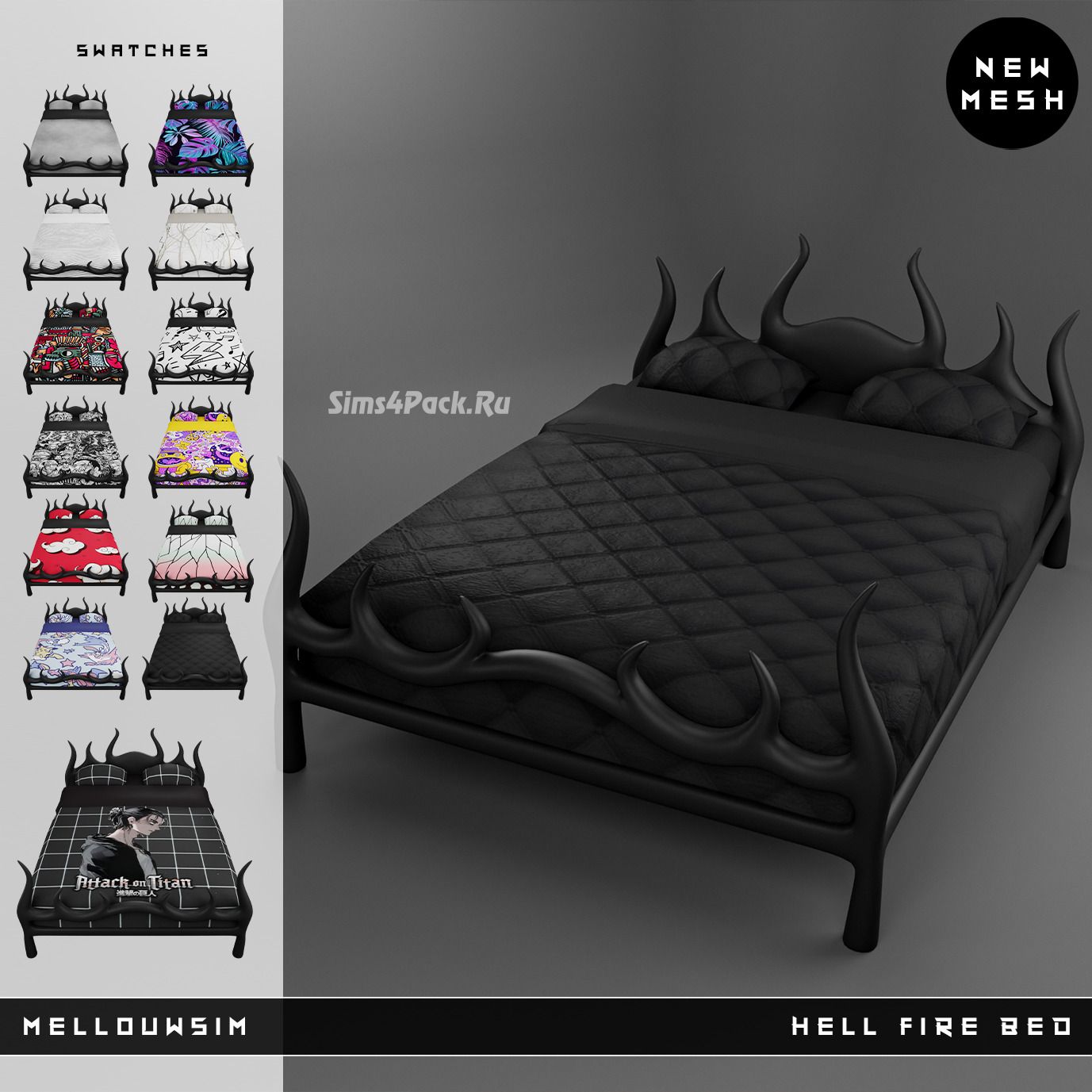 Двуспальная кровать "Hell Fire Bed"