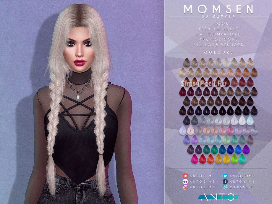 Женская прическа "Momsen "