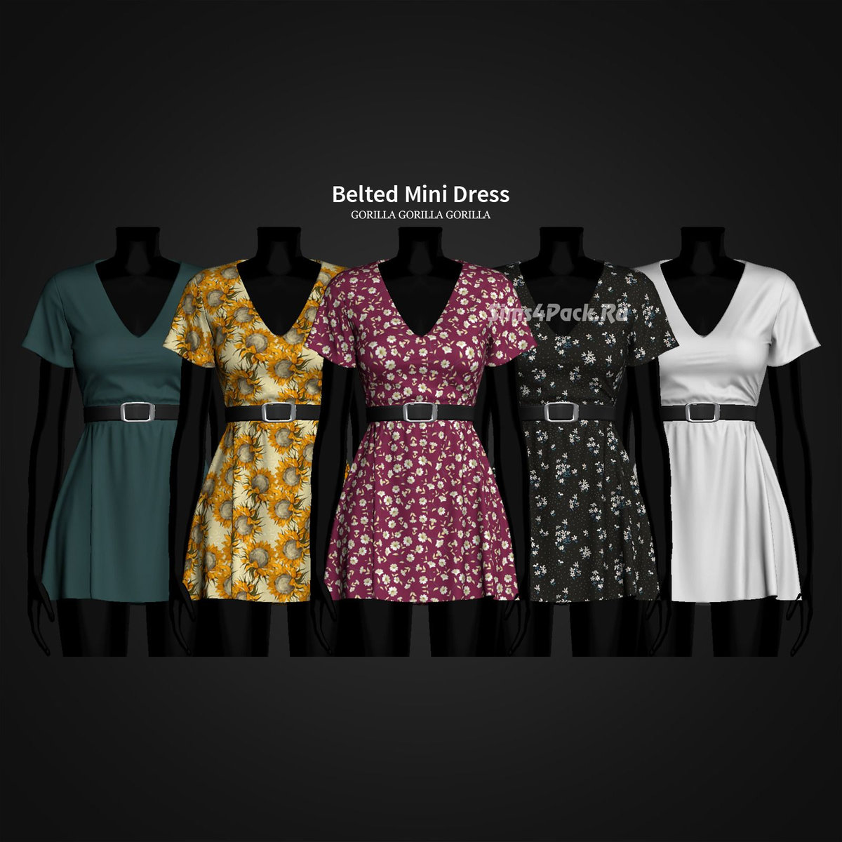 Платье "Belted Mini Dress"