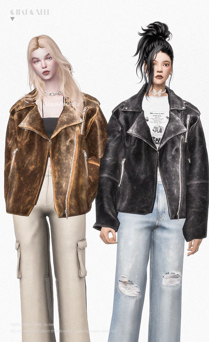 Женская косуха "H&M Leather Biker Jacket"