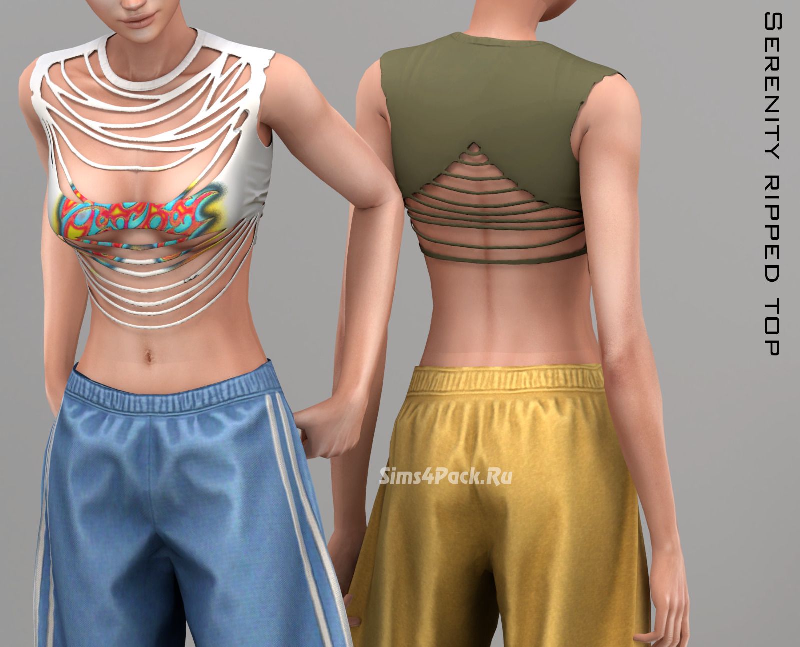 Топ для симочек "Serenity ripped top"