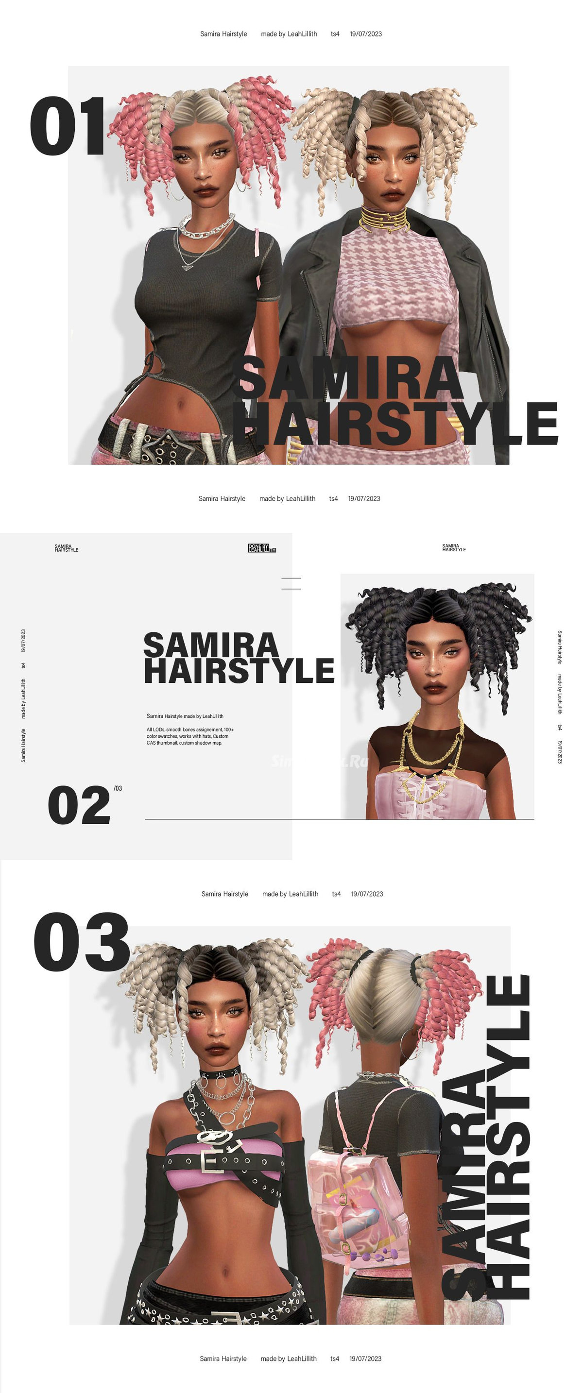 Женская прическа "Samira Hairstyle"