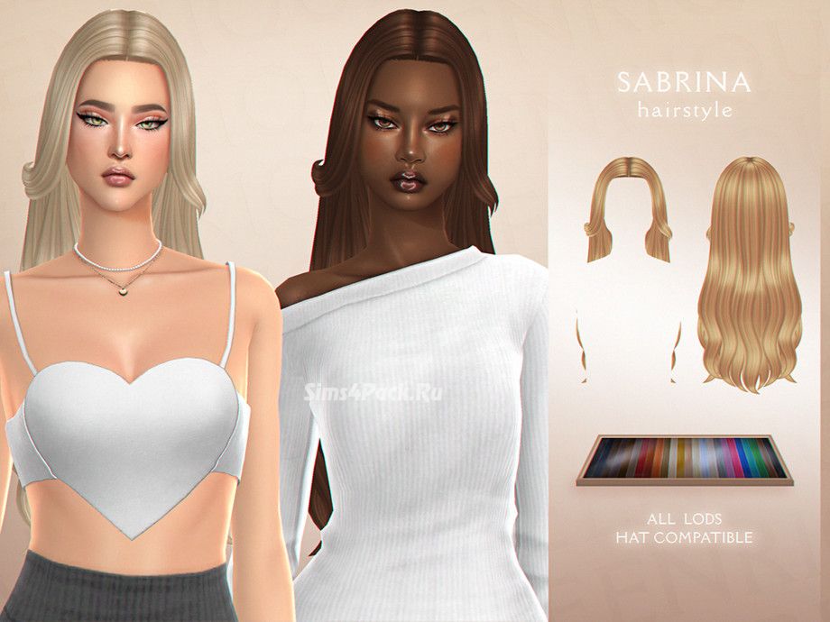 Женская прическа "Sabrina Hairstyle"