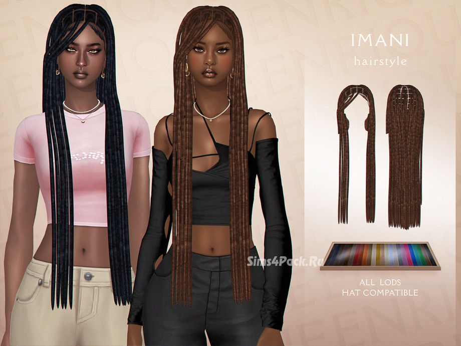 Женская прическа "Imani Hairstyle"