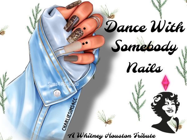 Маникюр "dance with somebody nails"