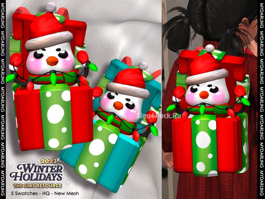Рюкзак для тоддлеров "cute snowman christmas backpack Toddler"