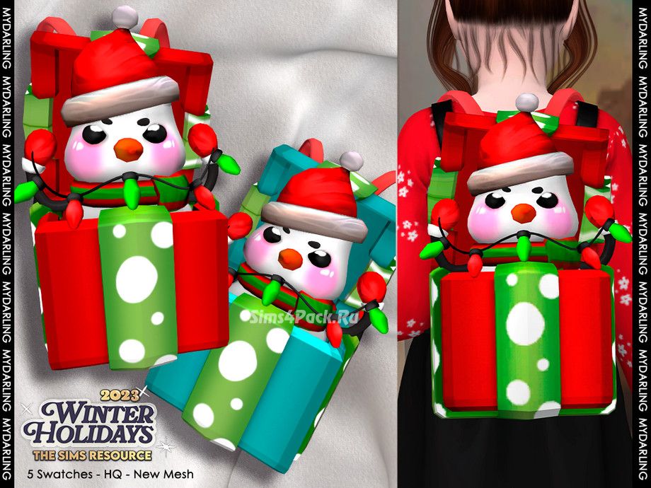 Рюкзак для детей "cute snowman christmas backpack Child"