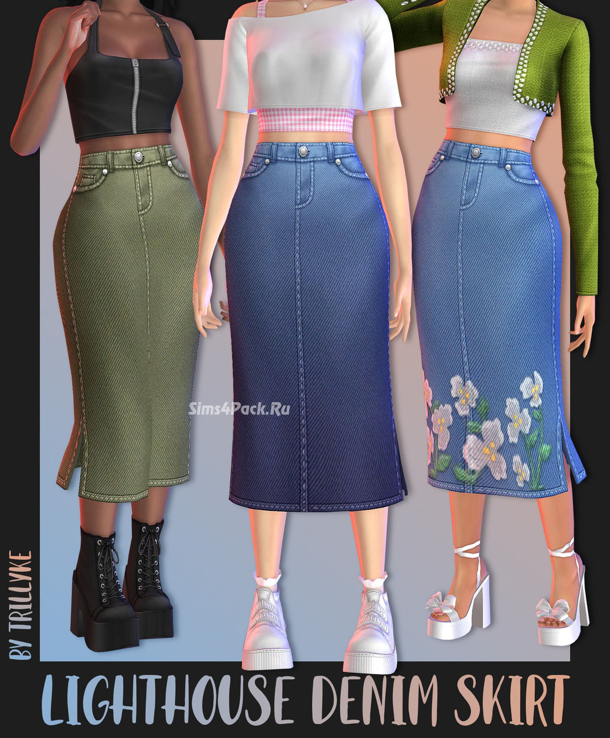 Женская юбка "Lighthouse Denim Skirt"