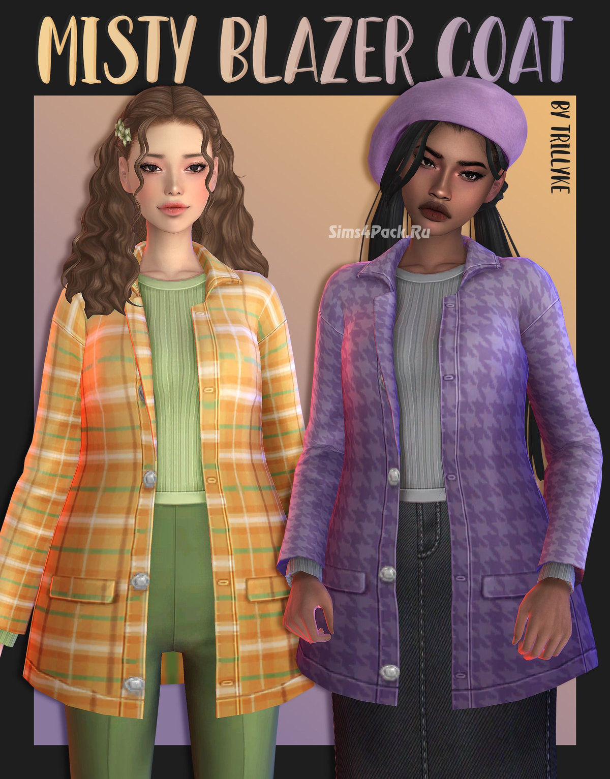 Комплект одежды для симочки "Misty Blazer Coat"