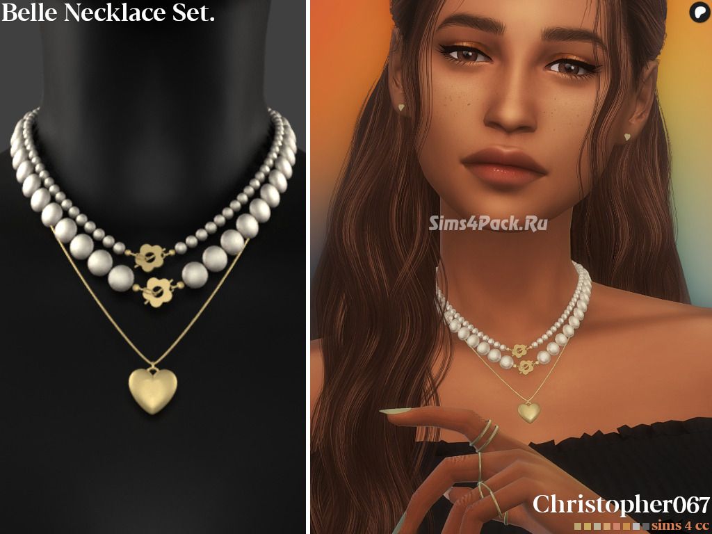 Набор украшений для женщин "Belle Necklace Set"