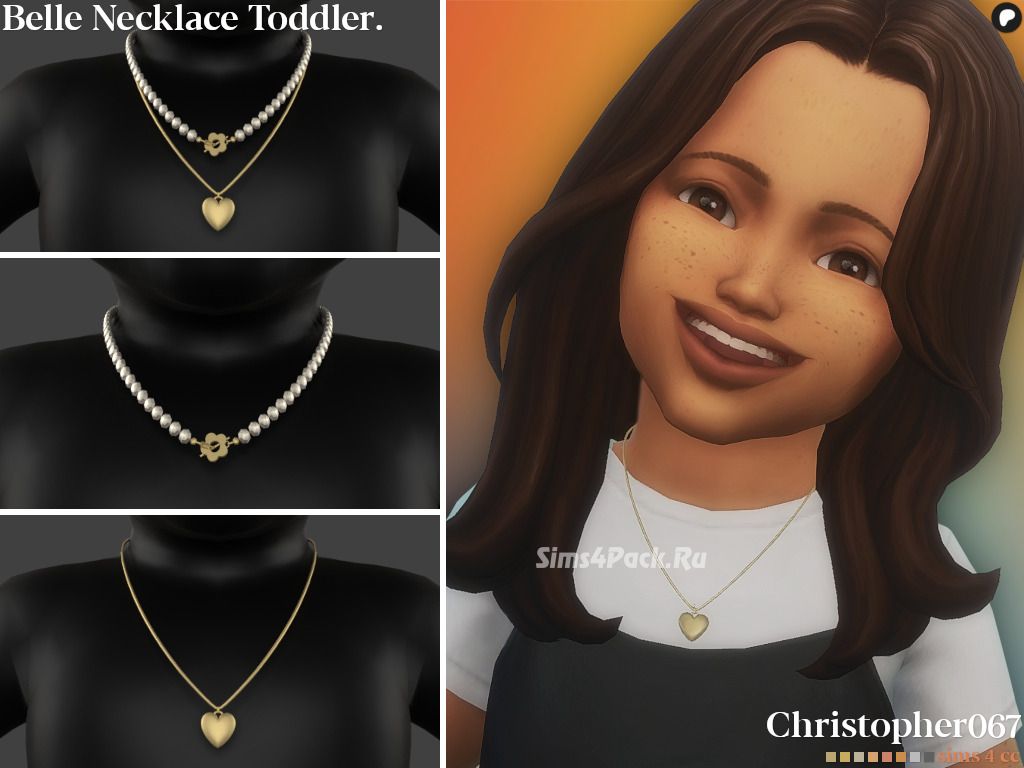 Набор украшений для малышек "Belle Necklace Set"