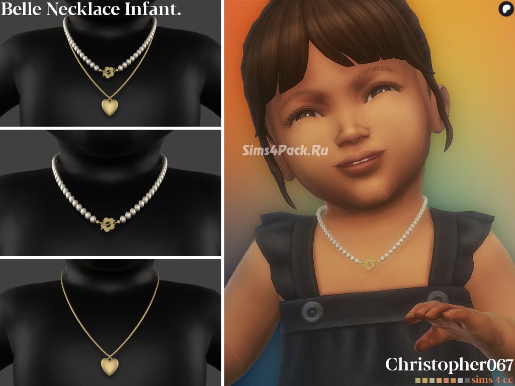 Набор украшений для младенцев "Belle Necklace Set"
