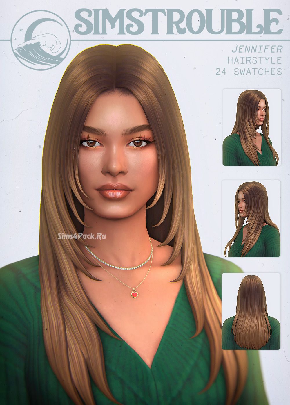 Женская прическа "Jennifer Hairstyle"