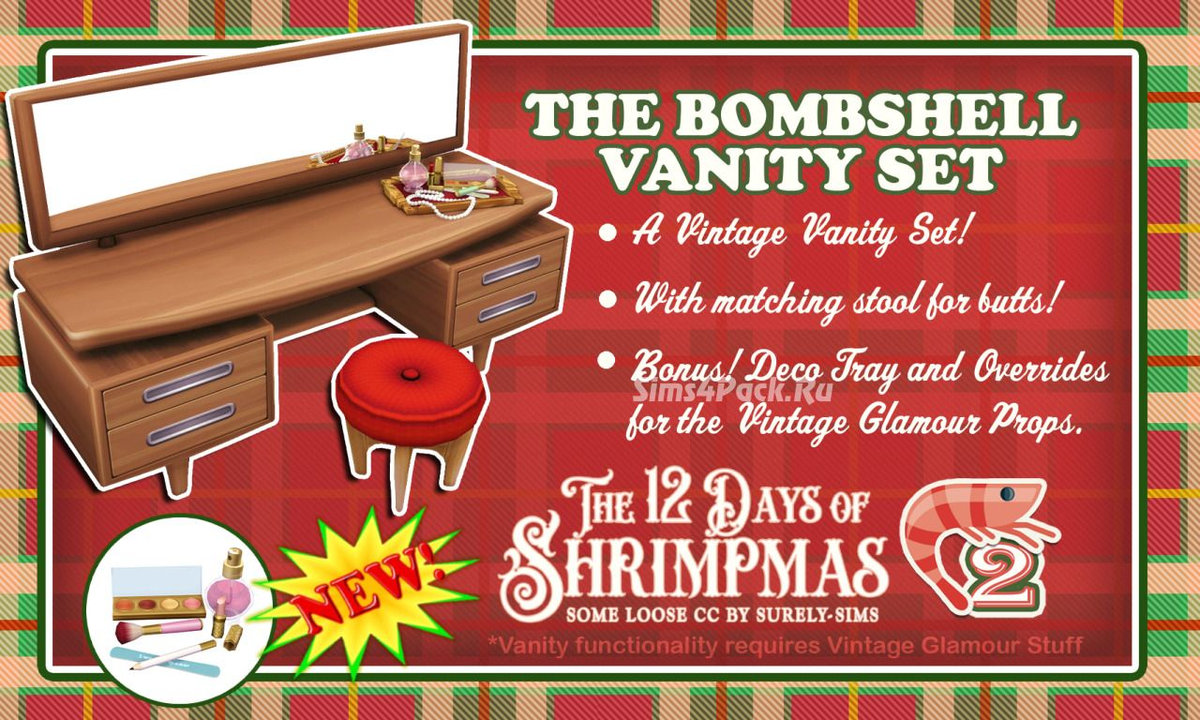 Туалетный уголок "THE BOMBSHELL VANITY SET"