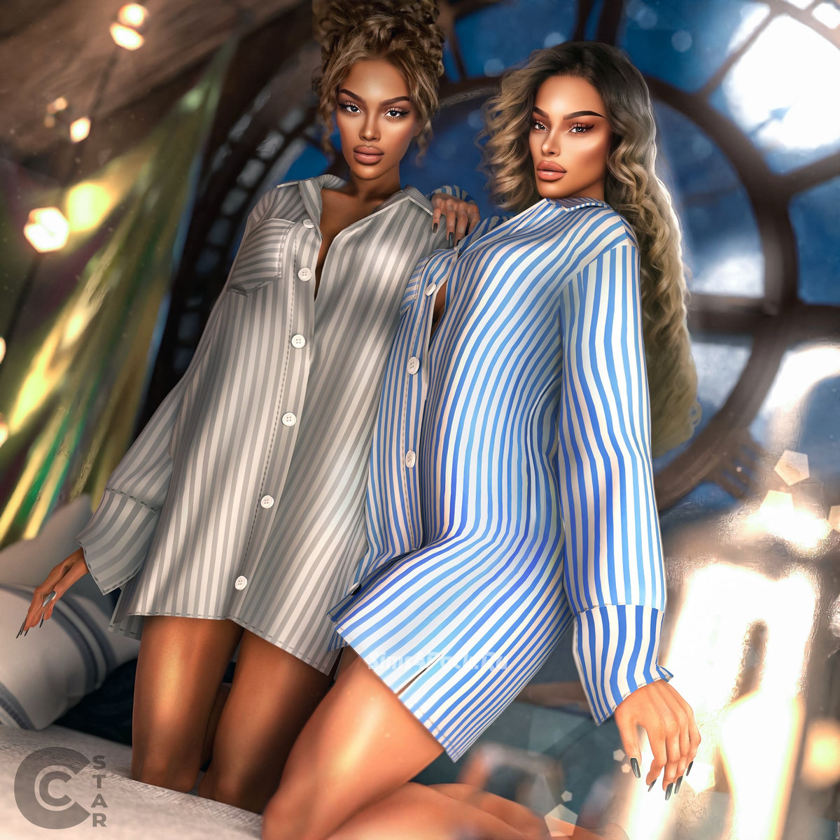 Рубашка для симочек "Oversized Shirt Dress"