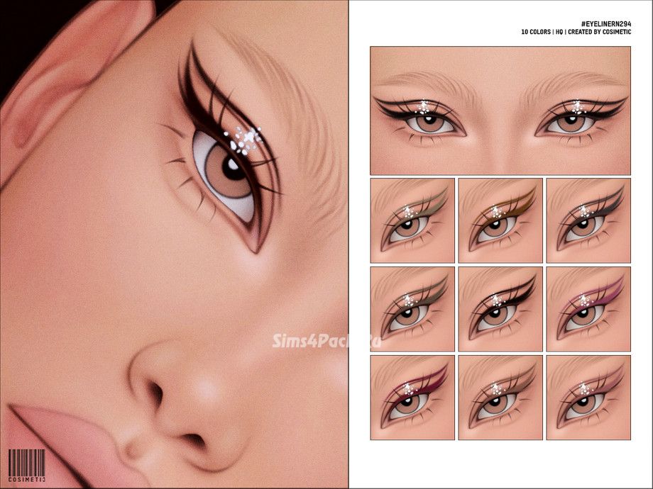 Макияж глаз "Glitter Eyeliner N294"