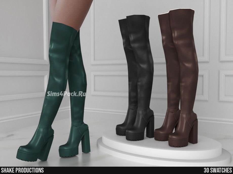 Женские сапоги "High Heel Boots - S122302"