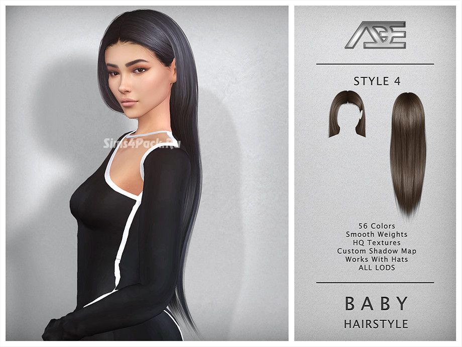 Женская прическа "Baby - Style 4"