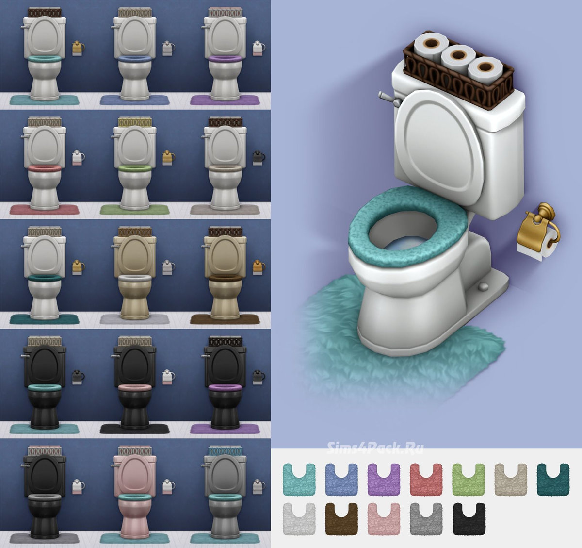 Мини-сет для туалета "Toilet mini set"