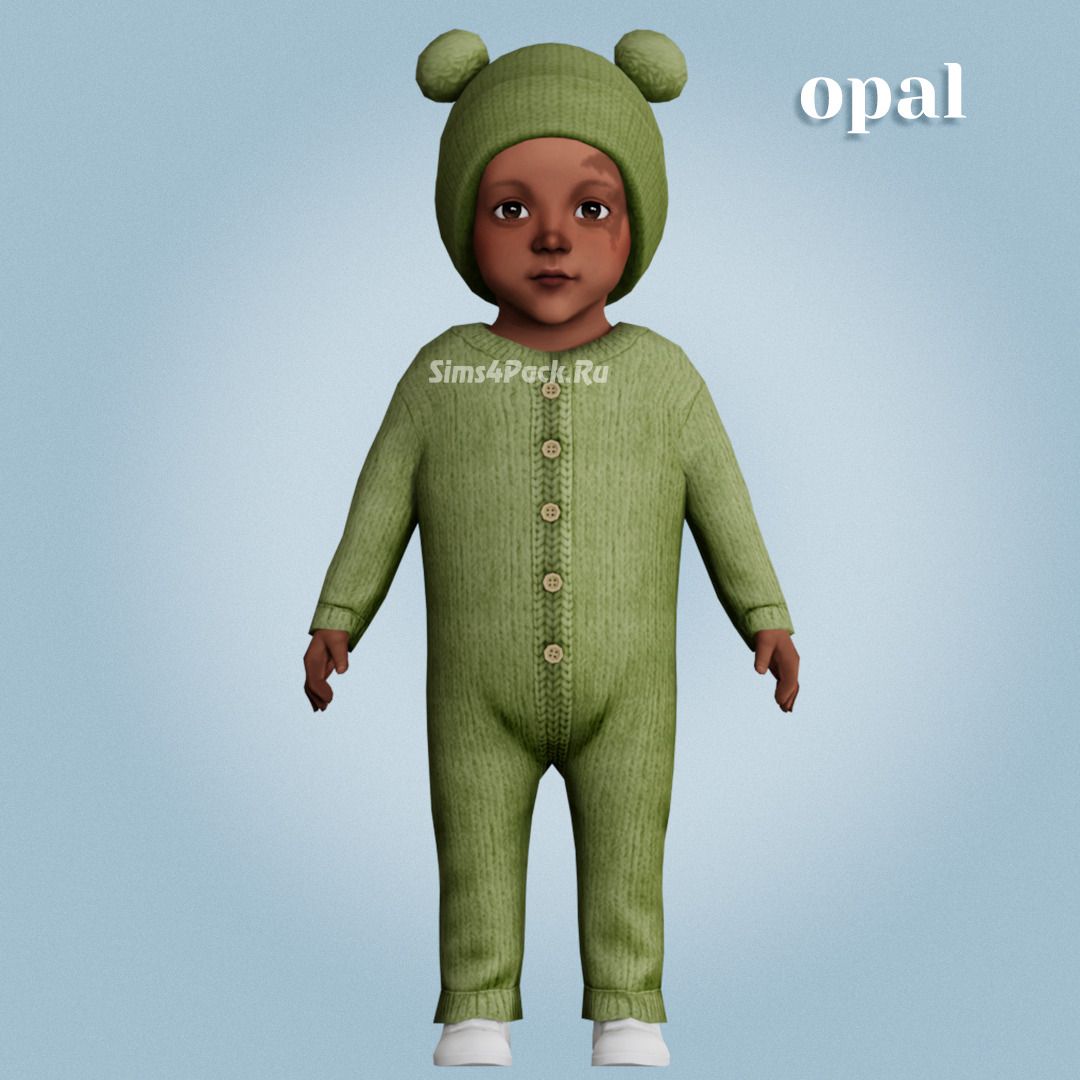 Комбинезон с шапочкой для младенцев "Olaf And Opal"