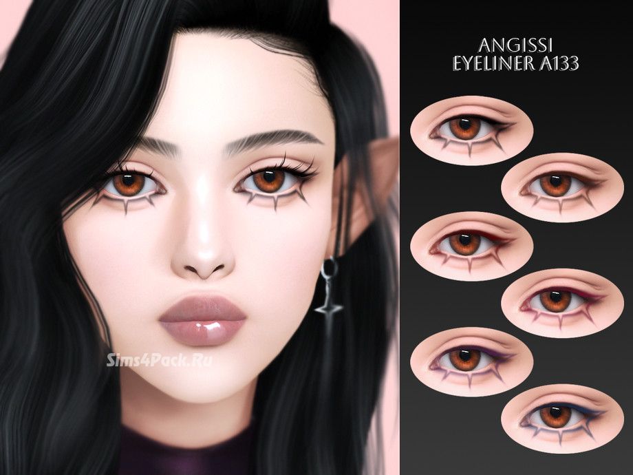 Косметика и линзы "Eyeliner A133, Lipstick A151 and EYES A161"