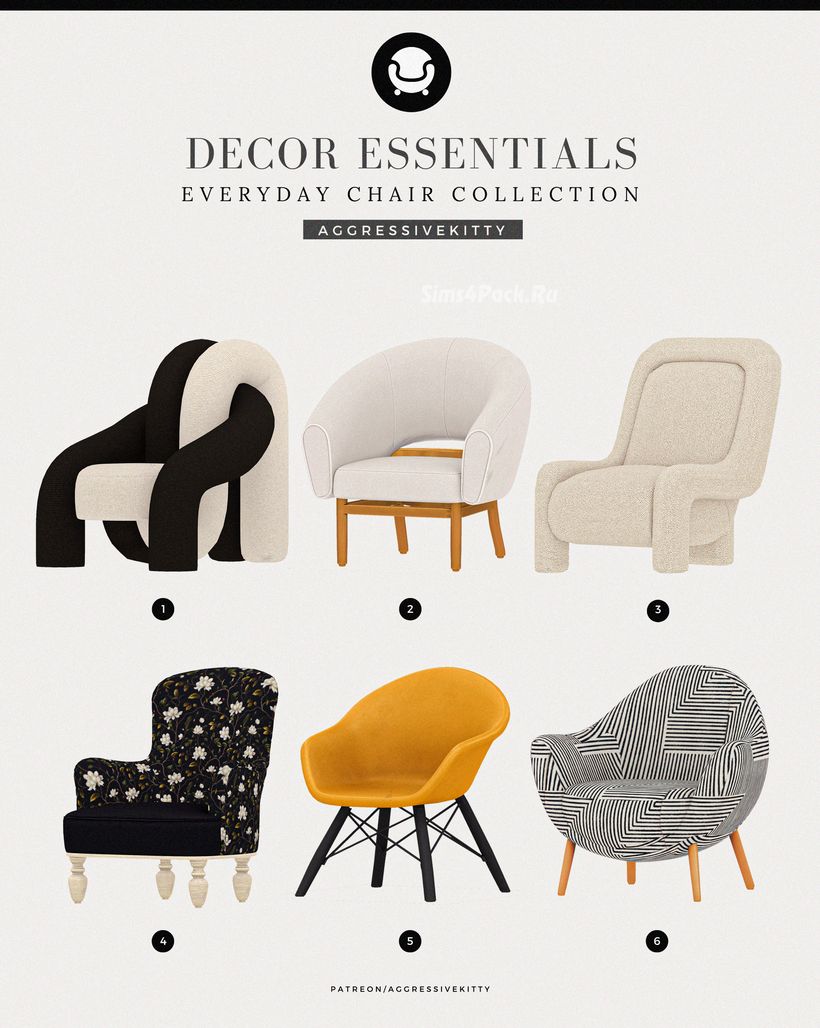 Коллекция кресел "MODERN CHAIR COLLECTION"