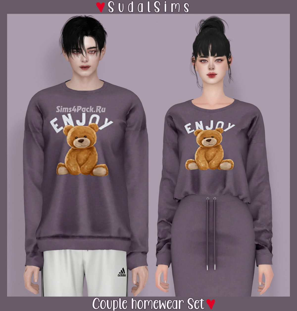 Комплект домашней одежды для пары "Couple homewear Set"