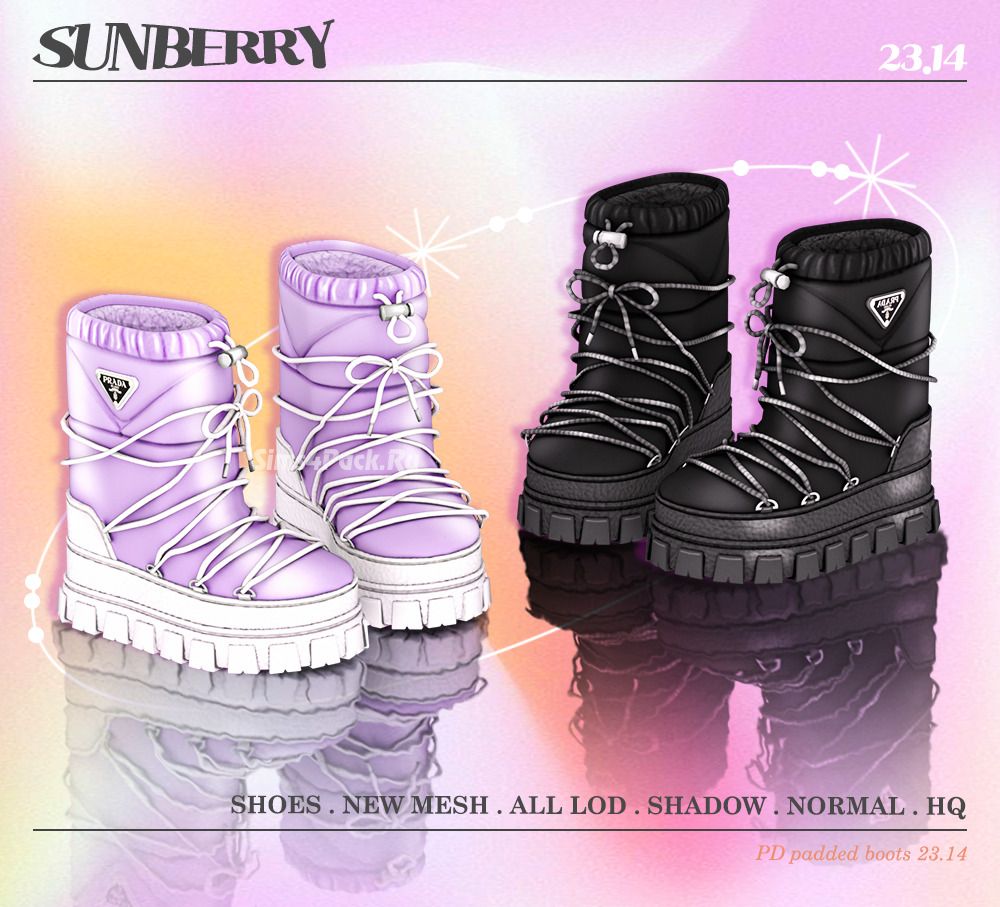 Дутики для симочек "PD padded boots 23.14"