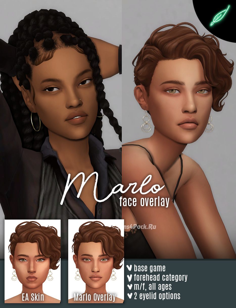 Скин лица "marlo face overlay"
