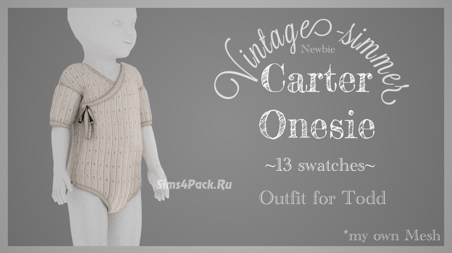 Боди для малышей и малышек "Carter Onesie"