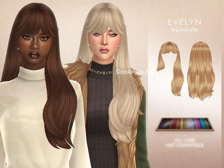 Женская прическа "Evelyn Hairstyle"