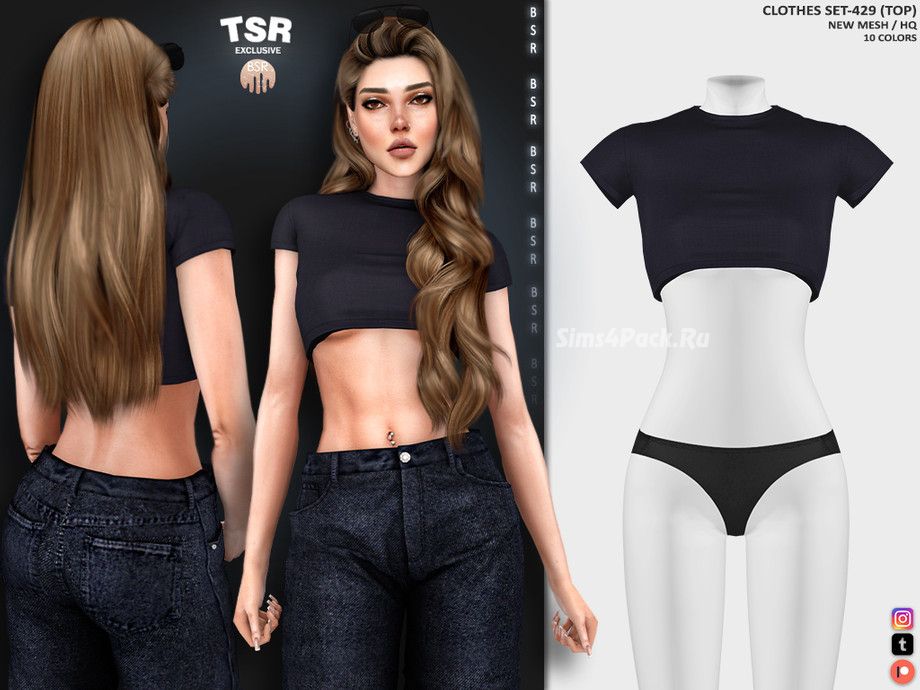Топ и джинсы "CLOTHES SET-429"