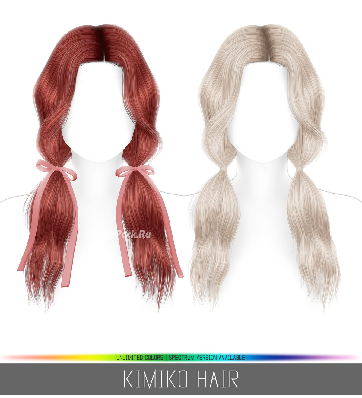 Прическа для женщин, девочек и малышек "KIMIKO HAIR"