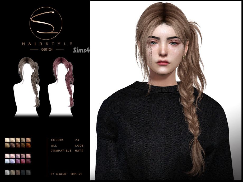 Прическа "BRAID HAIRSTYLE 06012024"