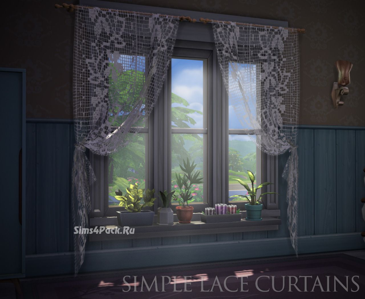 Винтажные занавески "LACE CURTAINS"