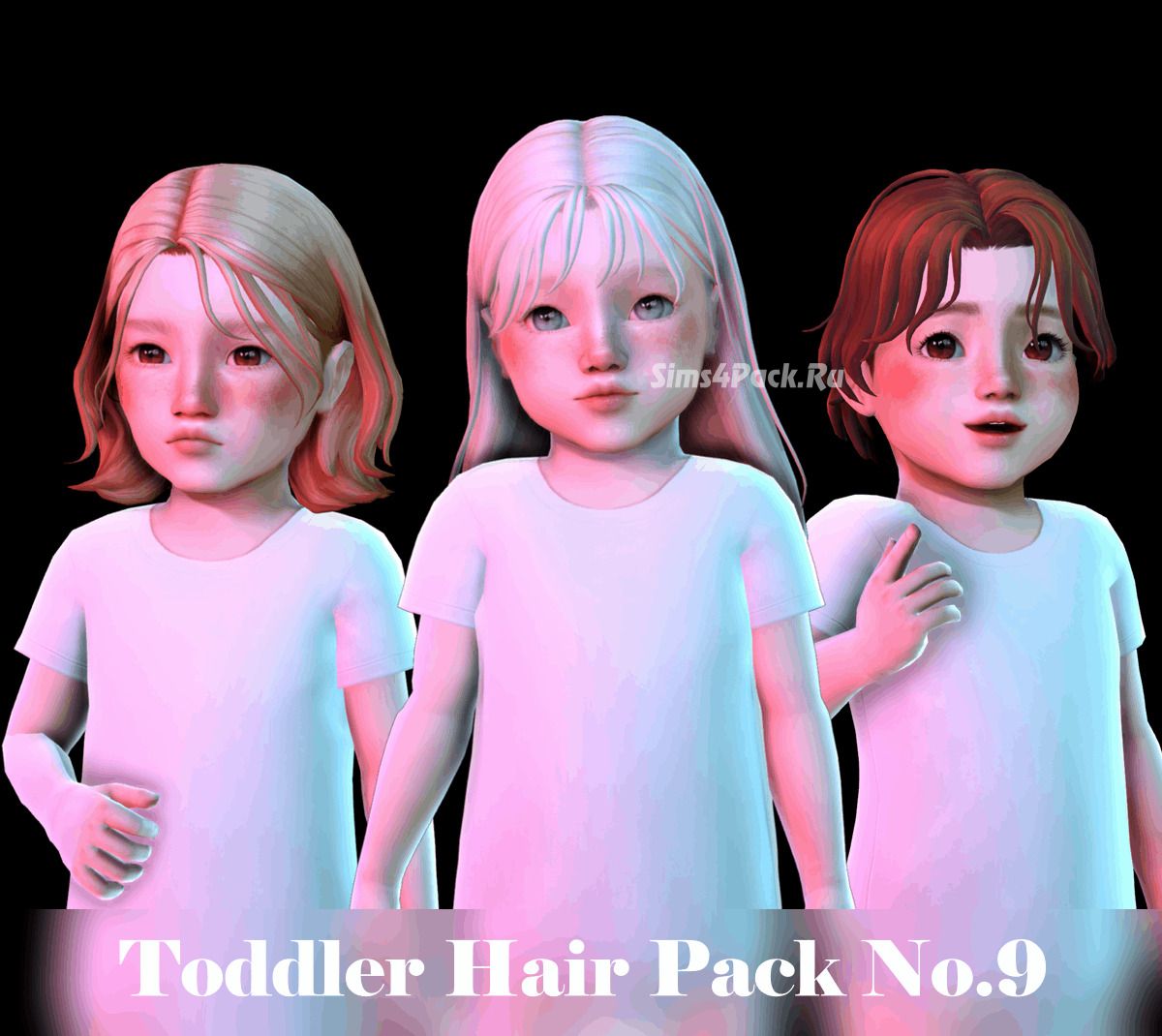 Набор причесок для тоддлеров "Toddler Hair Pack No.9"