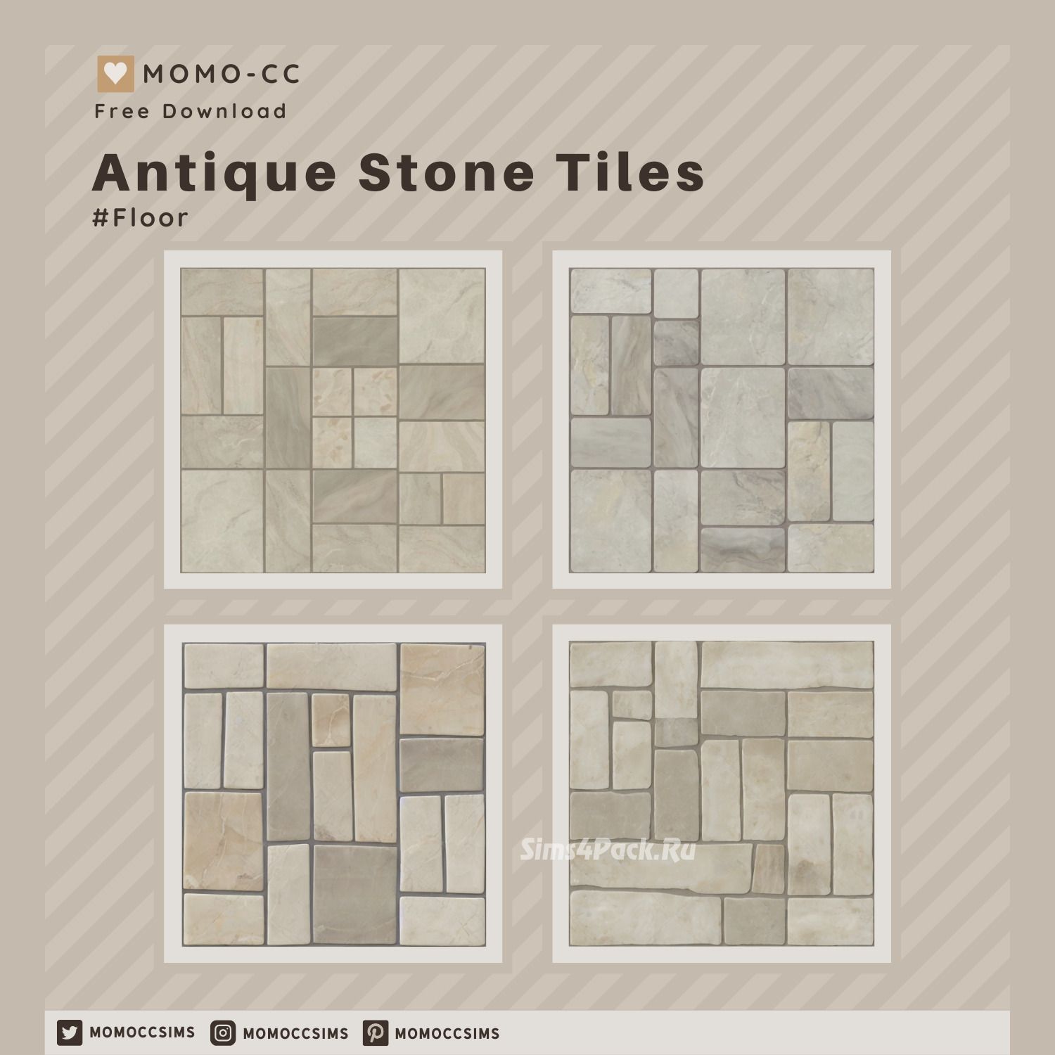 Напольное покрытие "Antique Stone Tile"