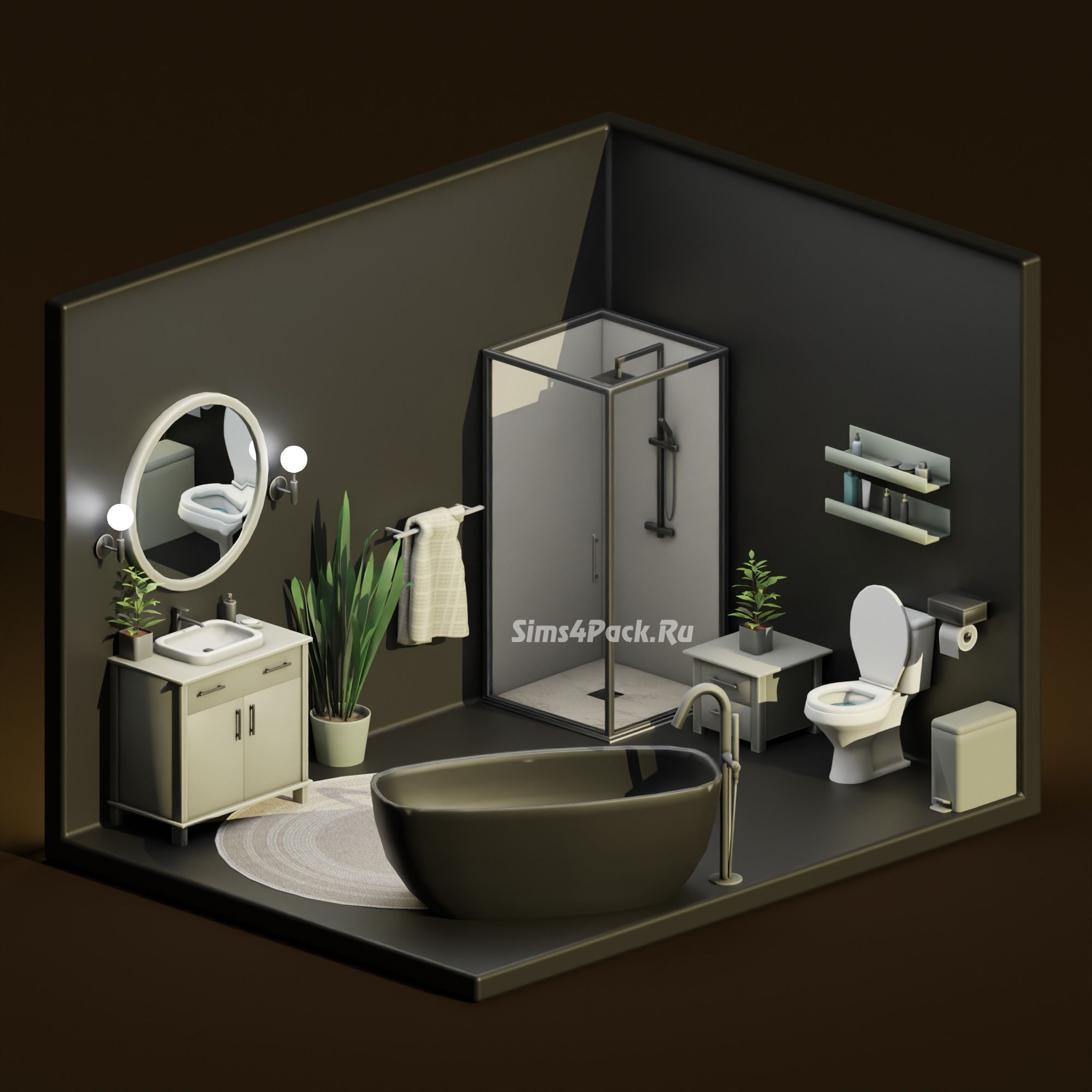 Ванная комната "Bathroom Noir Set"