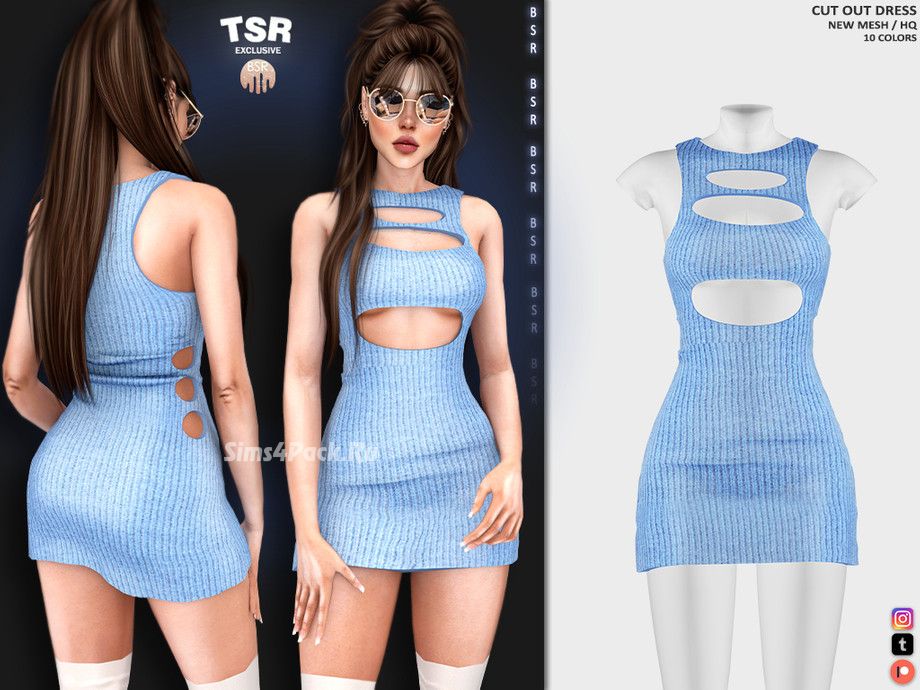 Платье "CUT OUT DRESS BD1164"
