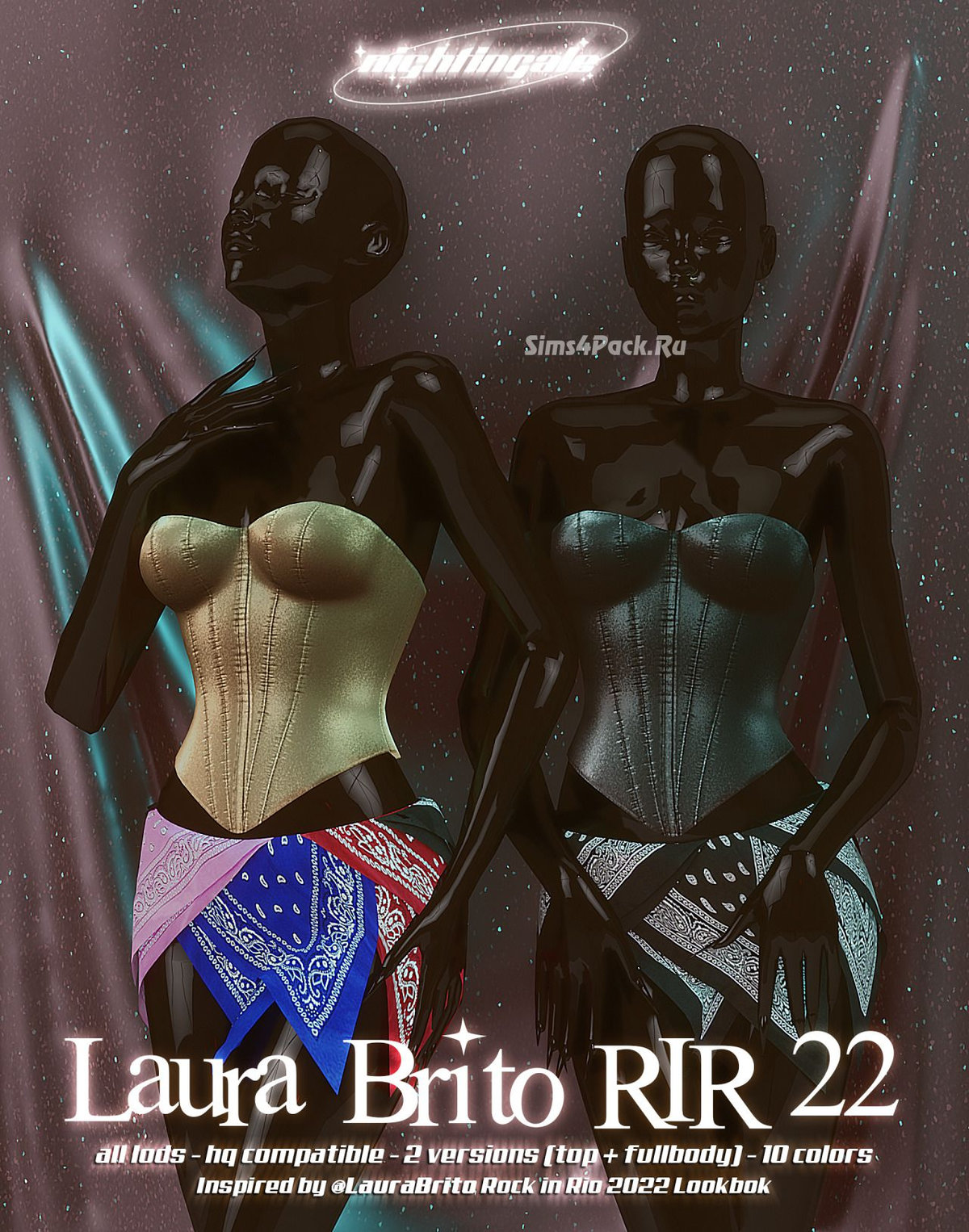 Наряд для симочки "Laura Brito inspired lookbook for RIR22"