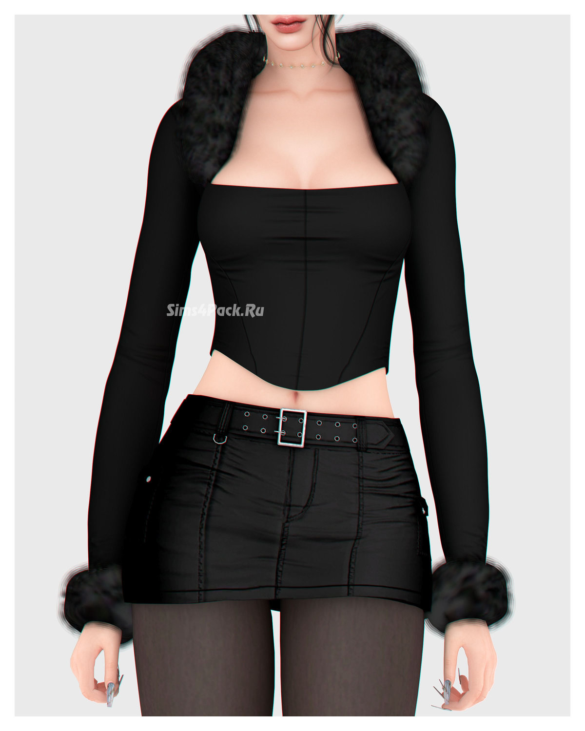 Топ для симочек " Ivory Corset"