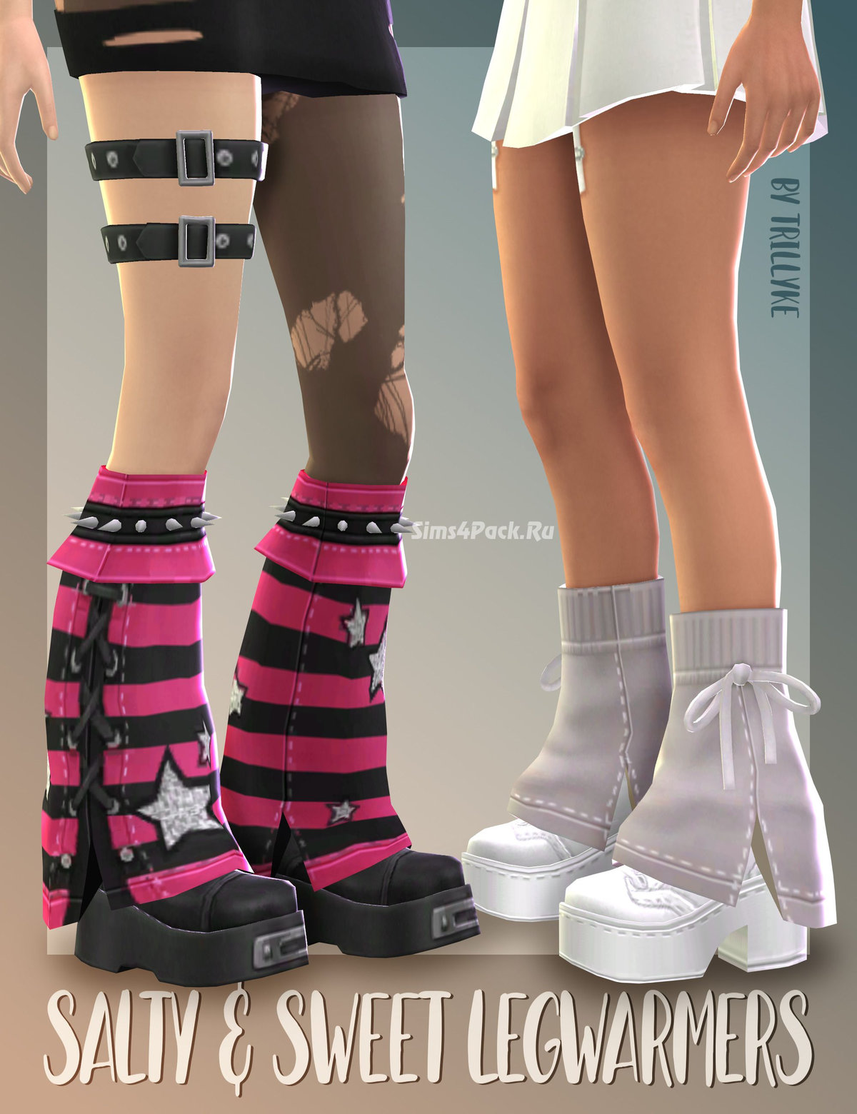 Гетры для симочек "Salty & Sweet Legwarmers"