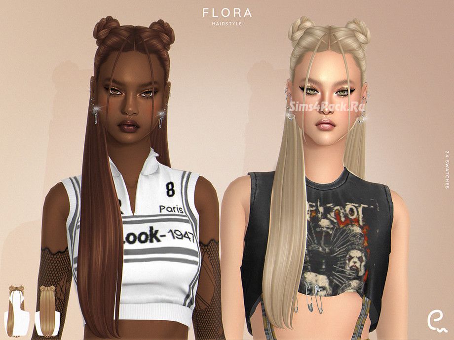 Женская прическа "Flora Hairstyle"